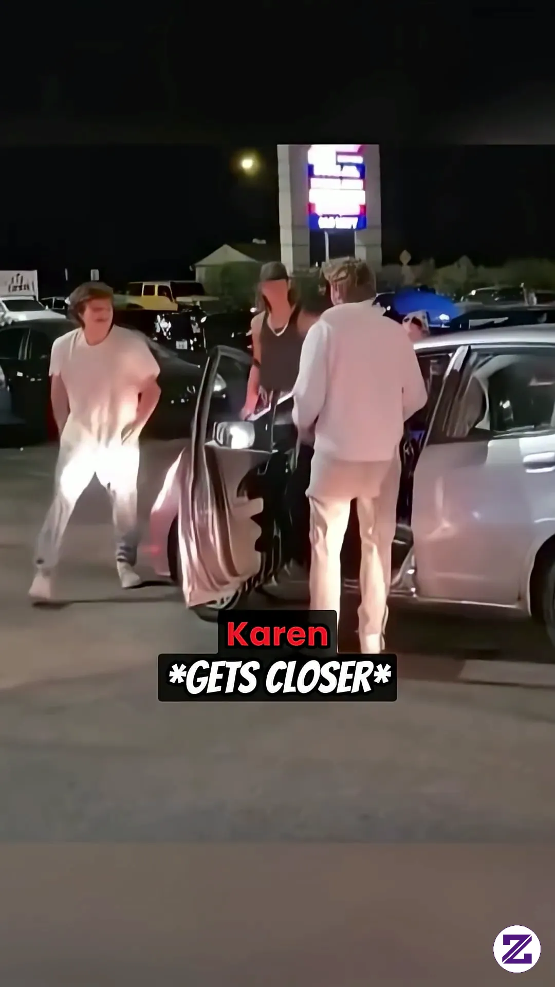 Crazy Karen Gets Instant Karma When He Wouldn't Back Down #shorts