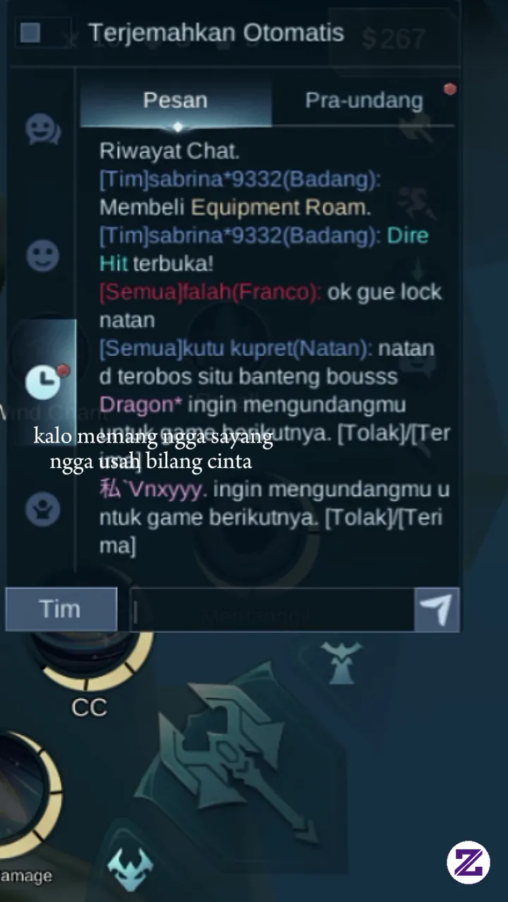 Ayo Main Bersama#mlbbmobile #natan #tengiltapijago #zoyalink #fypmasukberanda