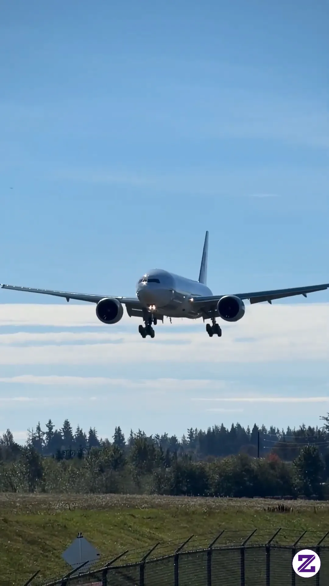 Boeing 777F Incredible Close-Up Landing At Paine Field (PAE) ✈️