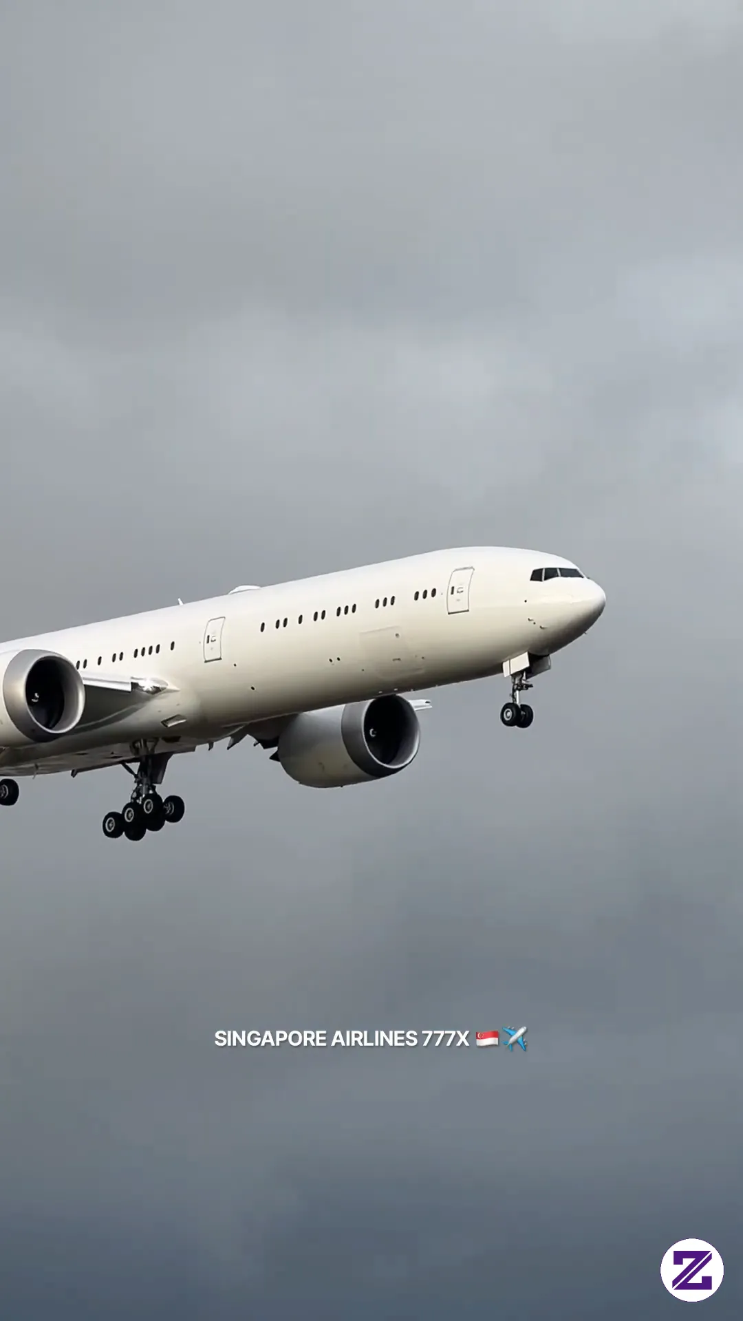 Singapore Airlines 777X N2008K ROARS Into Action! Test Flight Takeoff & Landing