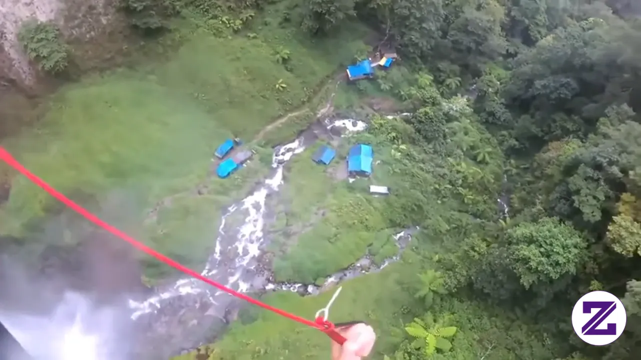 BASE Jumping In Indonesia. Waterfall Sipiso-Piso. Jangan Lupa Like & Follow Ya!