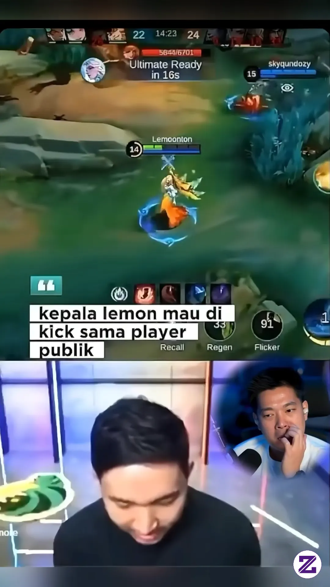 Gilaa Kepala Lemon Mau Di Kick Oleh Chou😂