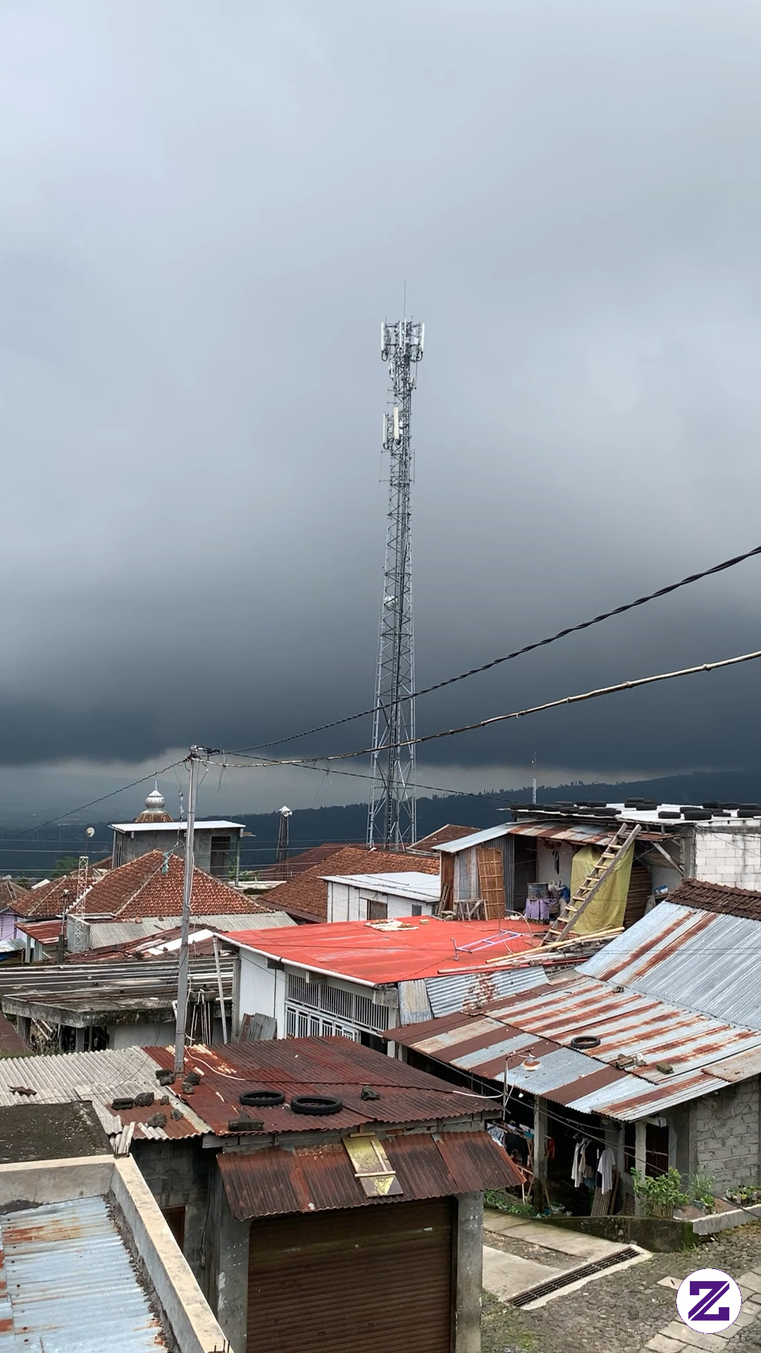 Awan Hitam Terlihat #awanhitam #cuaca #fenomena