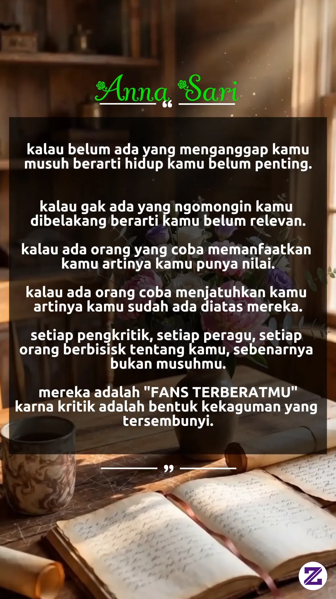 JIKA BELUM ADA YANG MEMUSUHI, HIDUPMU BELUM PENTING