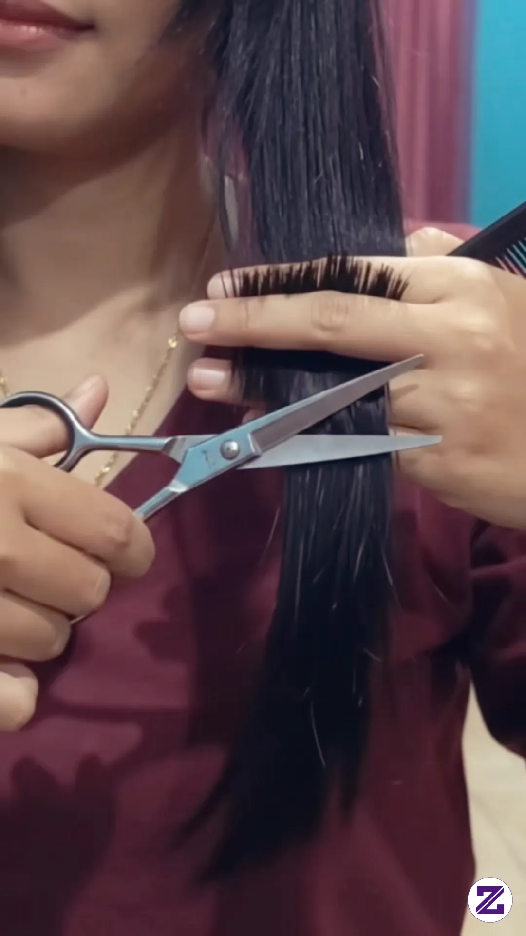 Tutorial Memotong Rambut