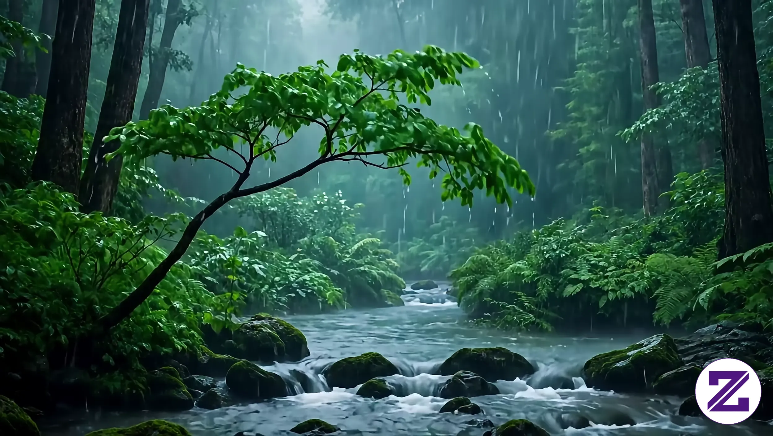 Asmr Hujan Di Sungai