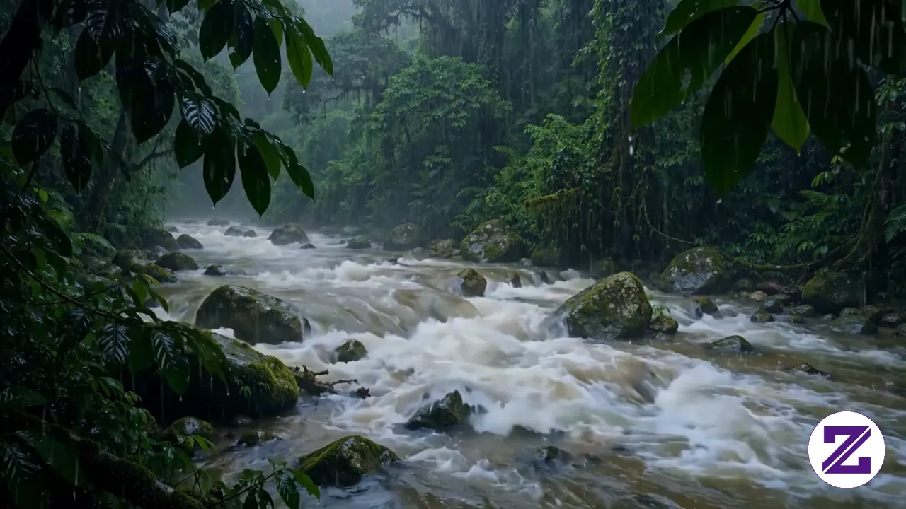 Asmr Hujan Disungai
