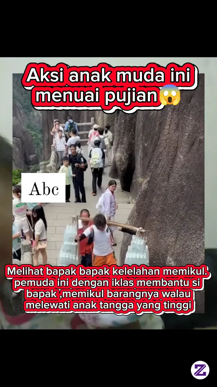 Aksi Seorang Anak Muda Yang Menuai Pujian Banyak Orang
