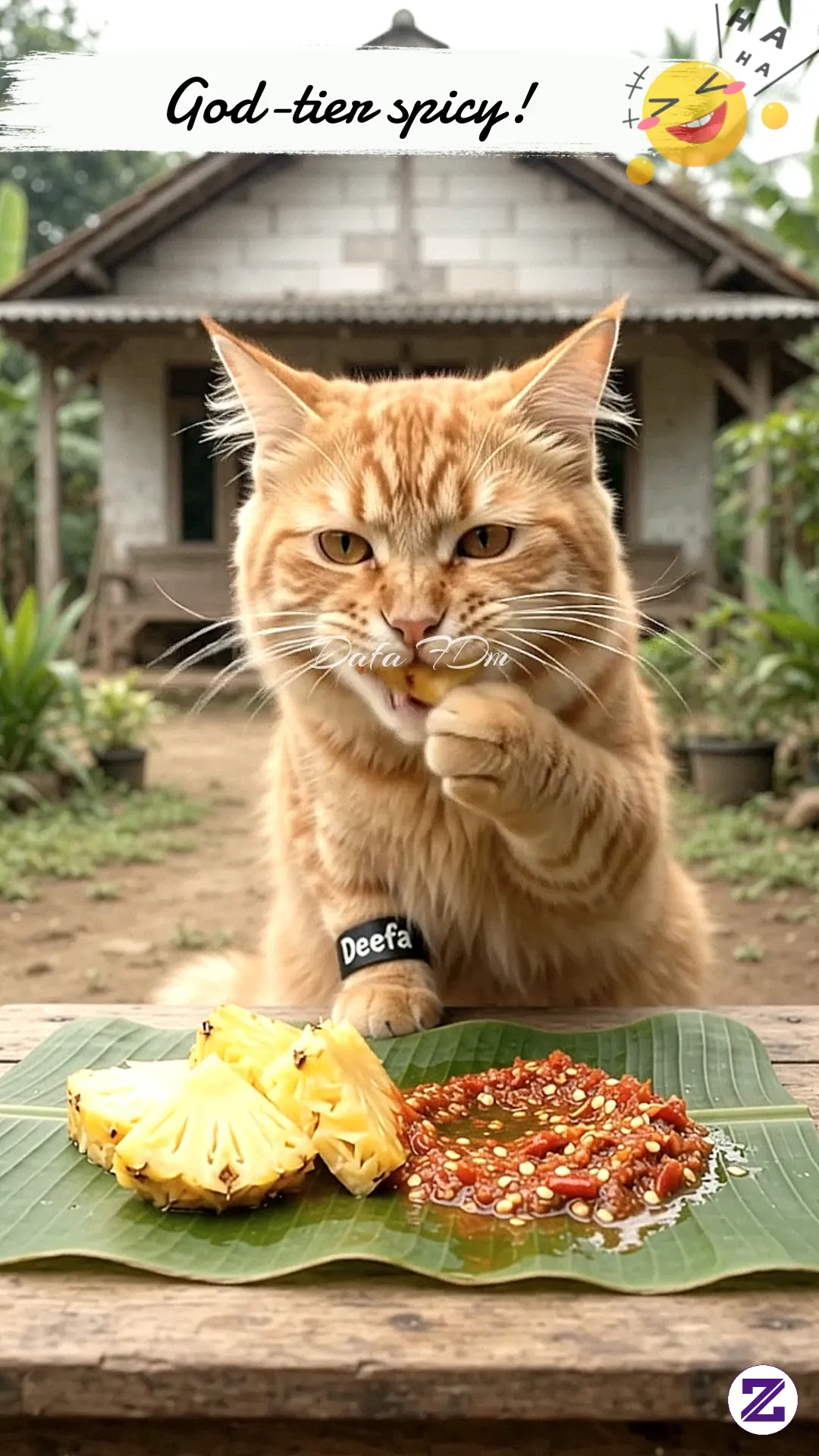 OYEN NEKAT MAKAN NANAS SAMBAL PEDAS! 🌶️🍍 Reaksinya Bikin Ngakak! 😂🔥