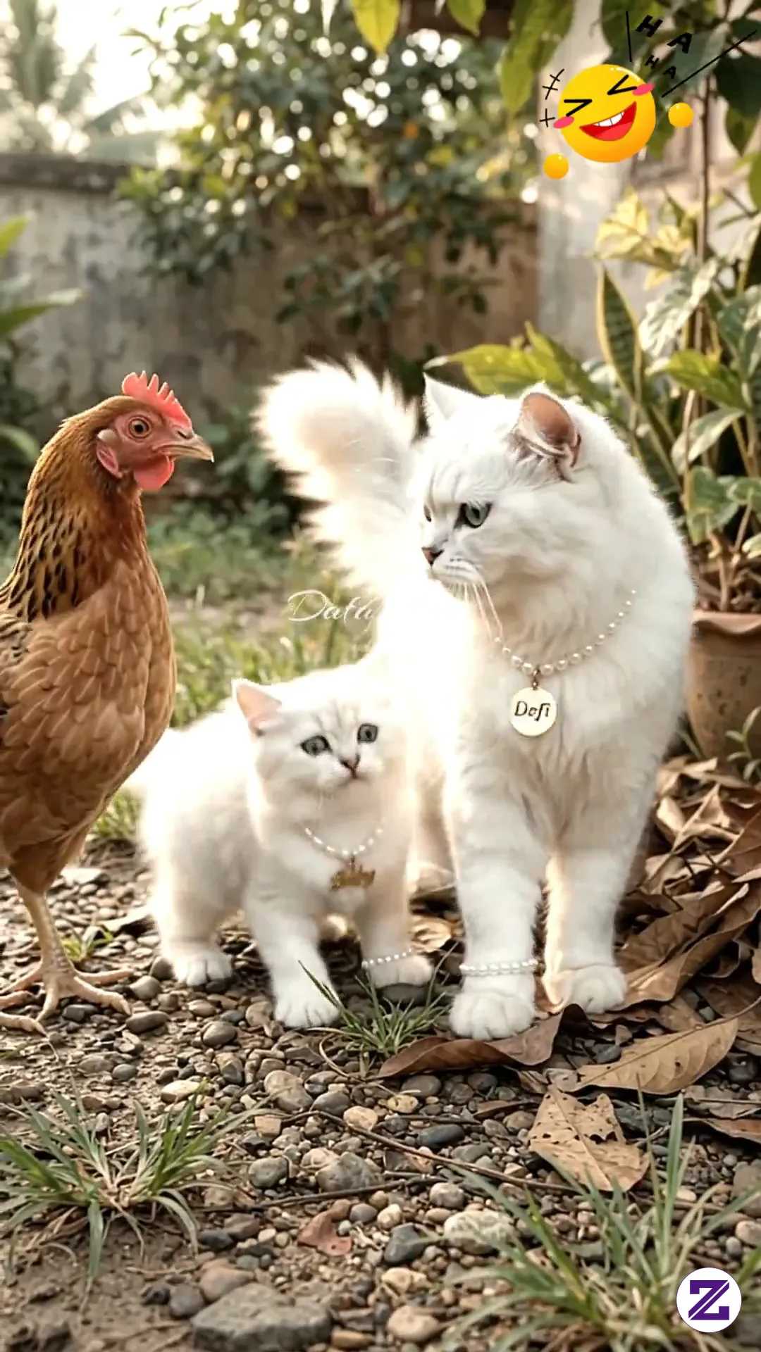 Baby Kucing Gangguin ANAK Ayam, Endingnya Bikin NGAKAK! 😂🤣