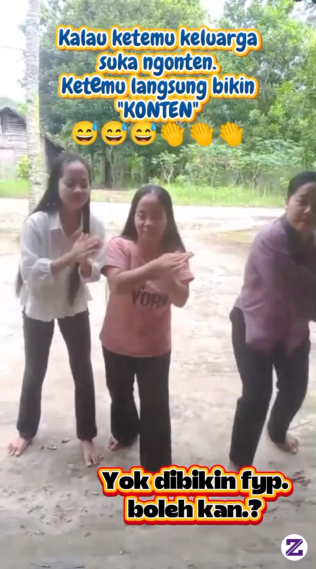 Kek Gini Kalau Ketemu Keluarga Suka Joget..