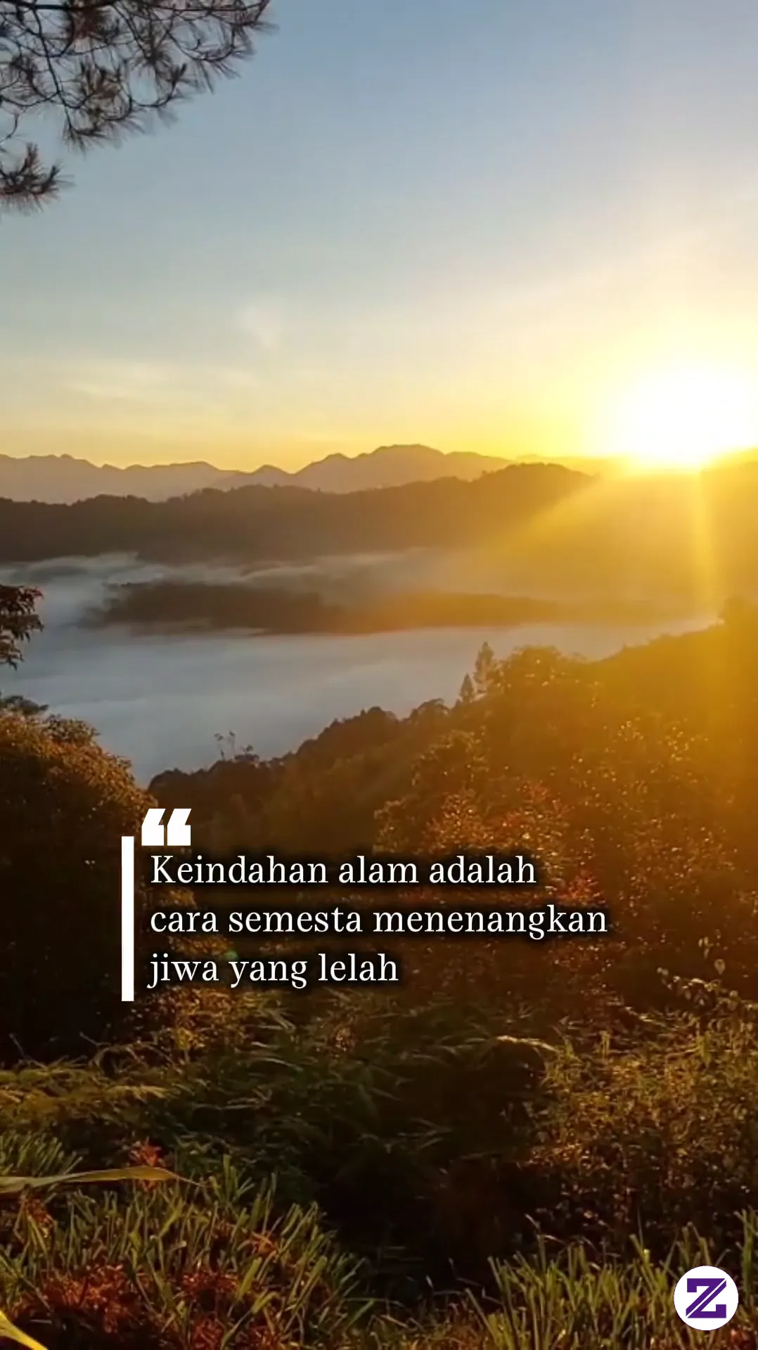 Keindahan Alam Di Takengon Saat Matahari Terbit..