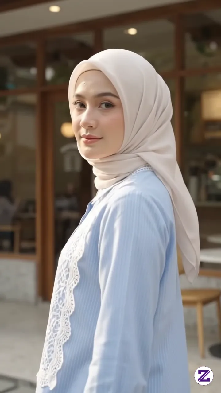 Gamis Wanita Premium Bahan Toyobo Fodu - Desain Elegan Dengan Kerah Tinggi -