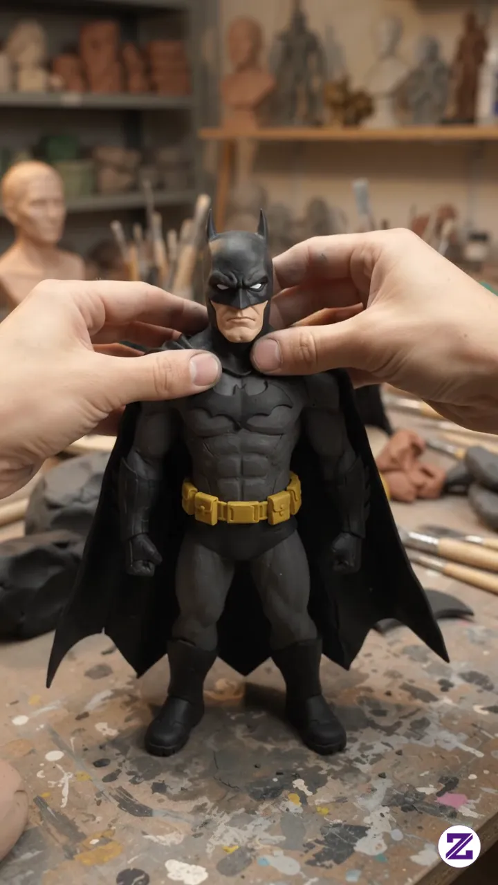 I Made Batman Out Of Clay! 🦇🖤 Gotham’s Dark Knight Looks Incredible!