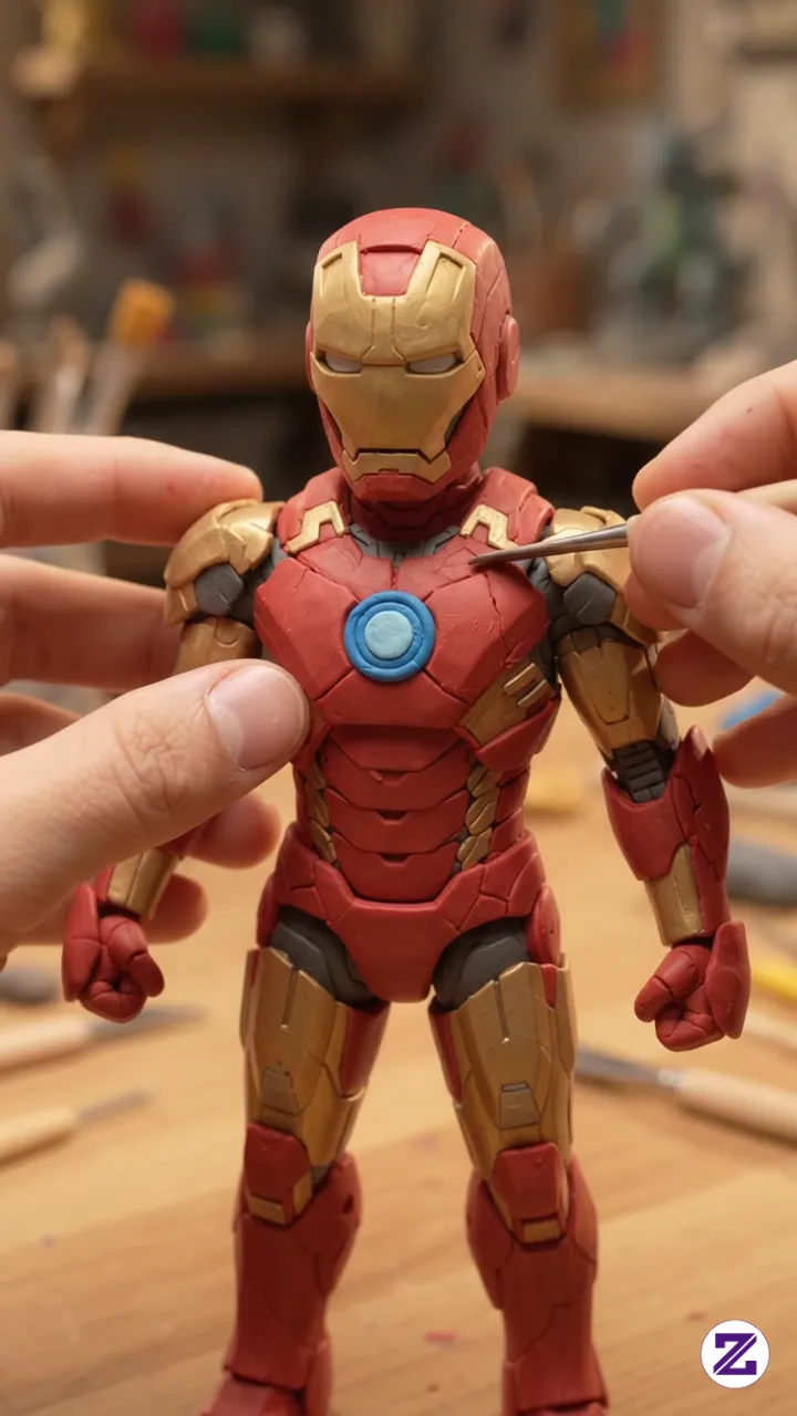 From Soft Clay To Iron Man! 🔥🦾 Wait Until You See The Epic Final Reveal!