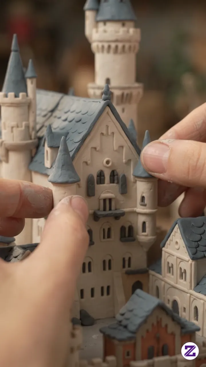 From Soft Clay To Germany’s Fairytale Castle! ✨🏰 Wait For The Amazing Final
