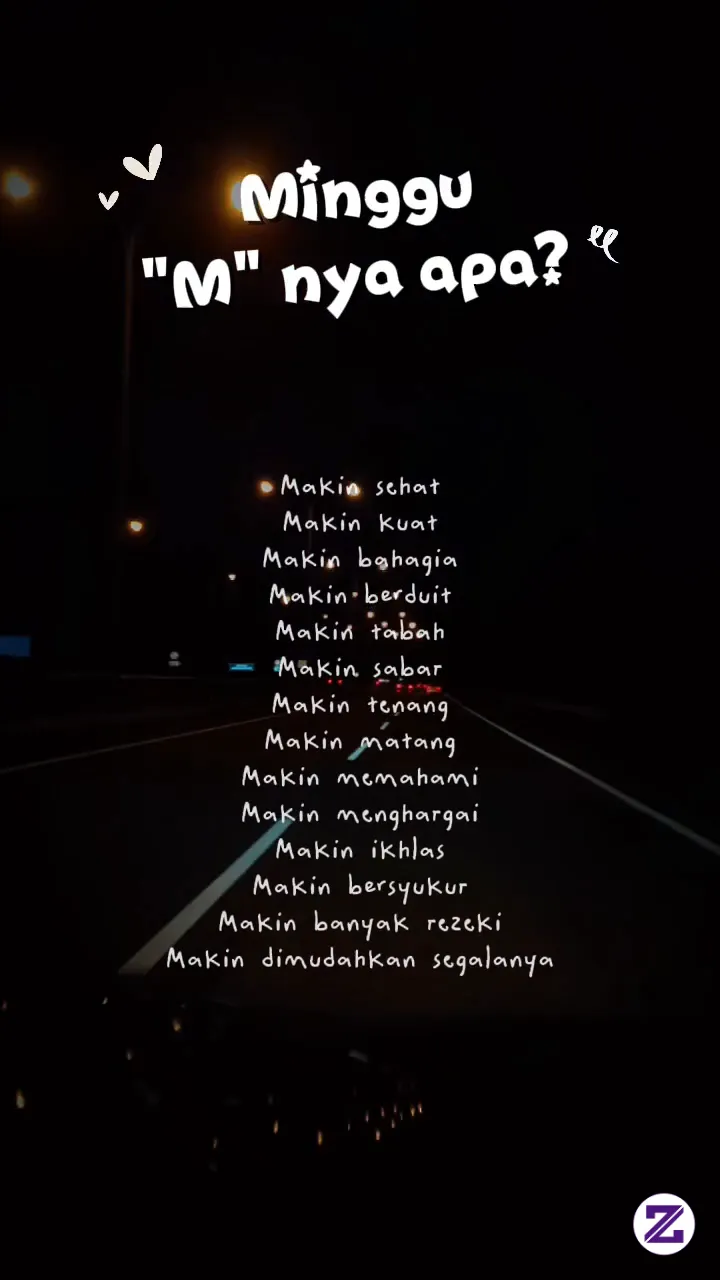 Minggu M-nya Apa Ya