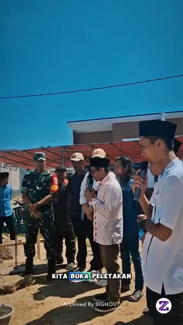 Peletakan Batu Pertama Masjid Birrul Walidain