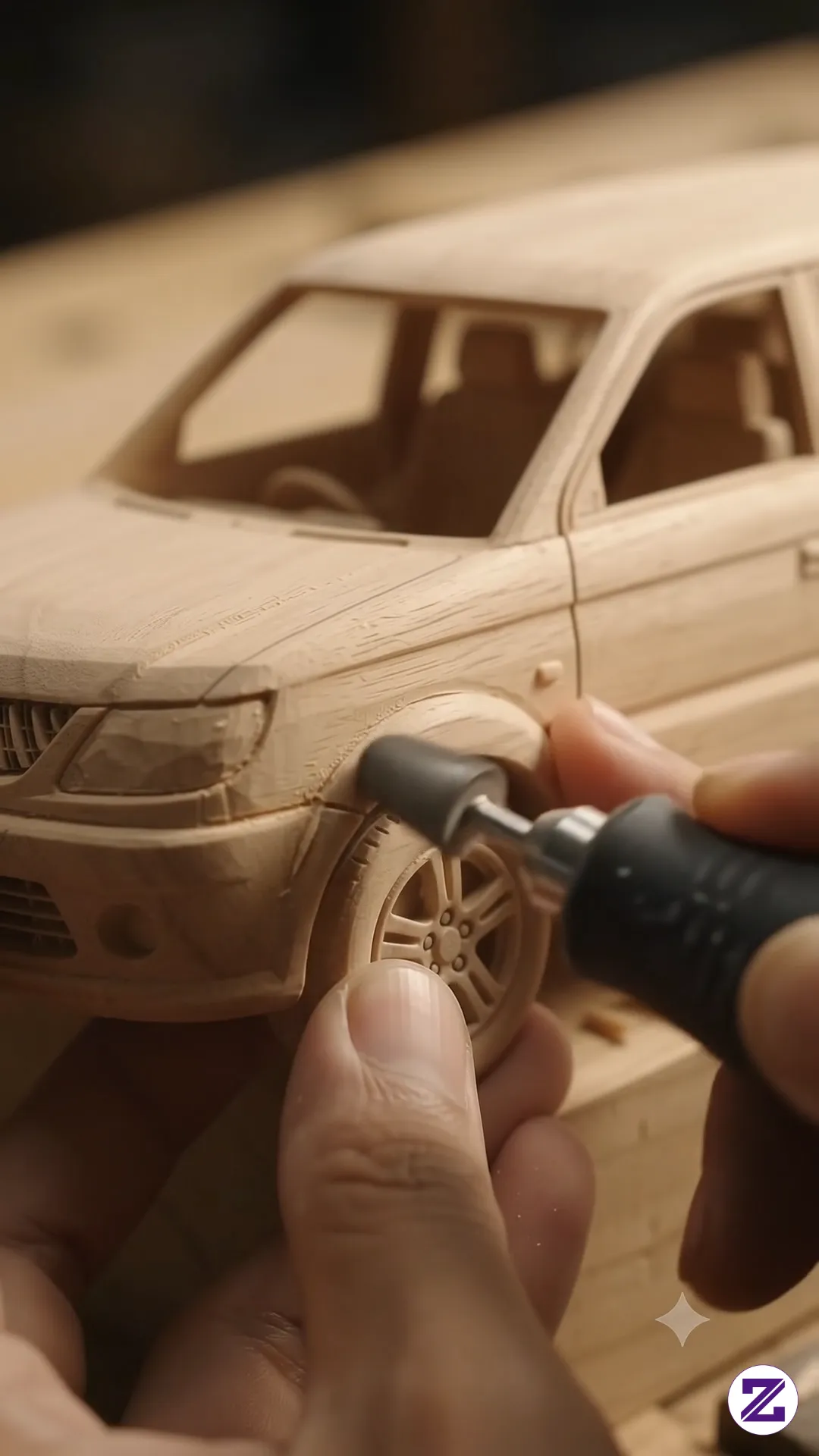 Miniatur Mobil Kayu | Mitsubishi Kuda