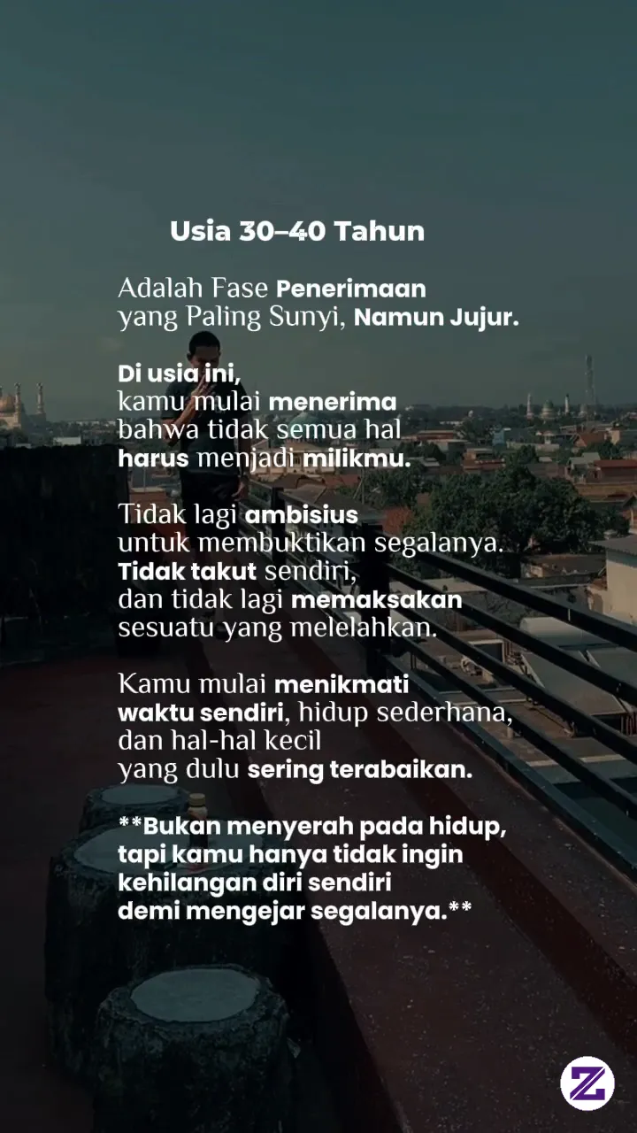 Bukan Menyerah Pada Hidup, Tapi Kamu Hanya Tidak Ingin Kehilangan Diri Sendiri