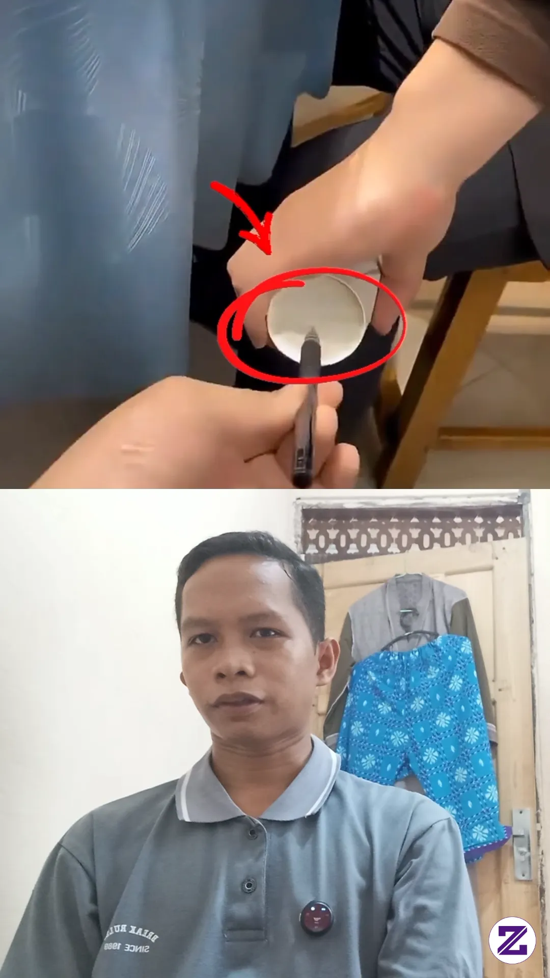 Gelas Nya Di Bolongin Oleh Abang Ini Kerena Dia Tidak Mau Lagi Mumum..!?️