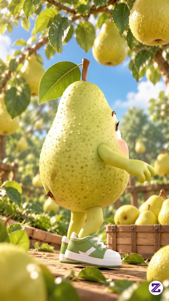 Little Pear, Big Moves! 🍐💃🎶💚