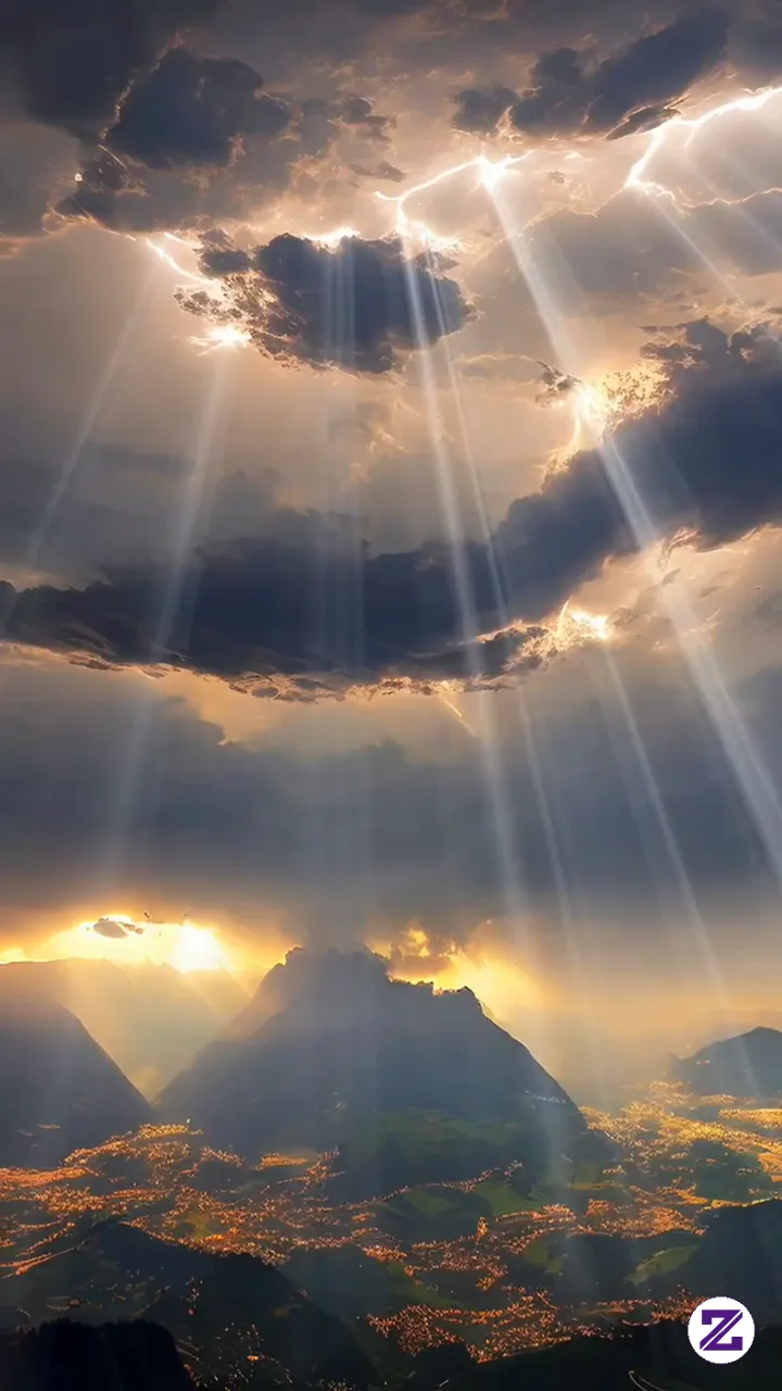 Sinar Senja (Crepuscular Rays)