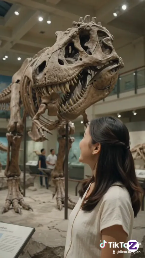 Melihat Fosil Dinosaurus Asli Di Museum Tahir Solo.