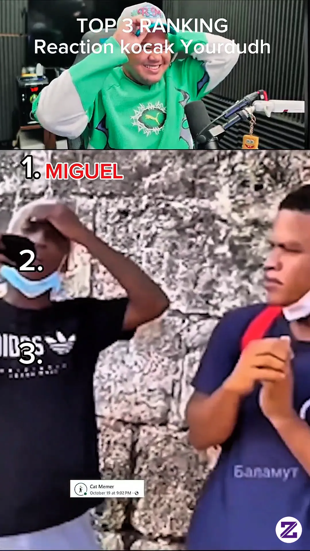 Top 3 Reaction Kocak Yourdudh, Ranking The Best Momen Ngakak Paling Lucu
