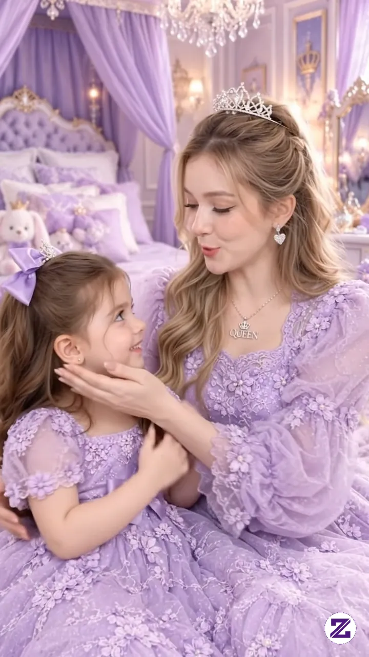 With Little Princess 😘🥰💜