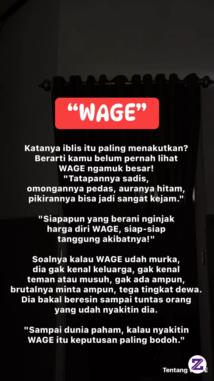 Yang Weton WAGE Simak / Kumpul Guys