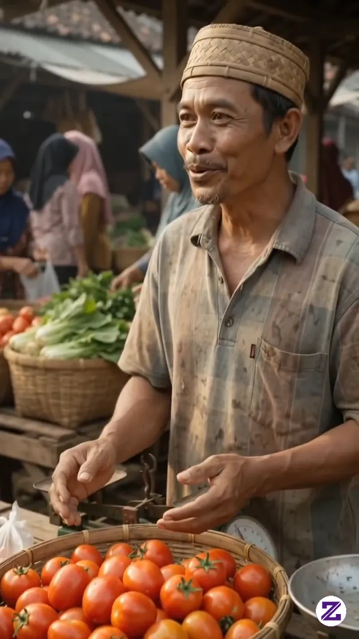 Belanja Dipasar Tradisional , Sampai Tawar Menawar Harga Sayuran..!!