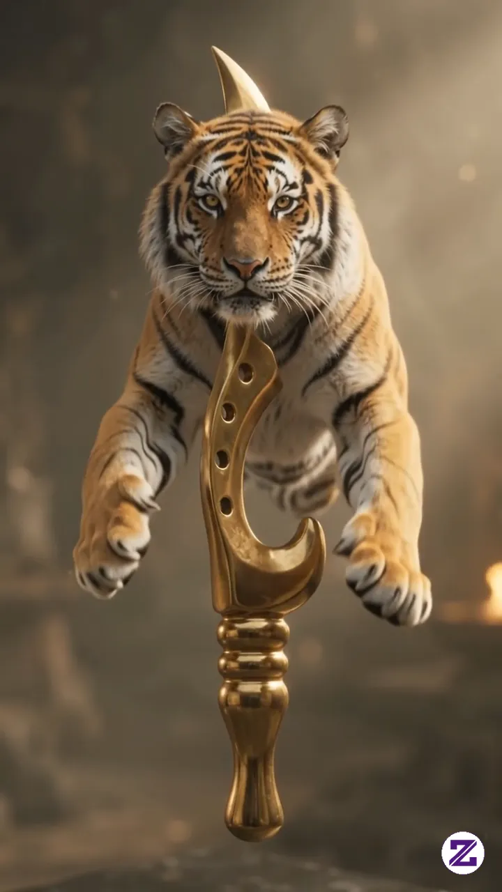 Transformasi Sebuah Senjata Jadi Harimau.