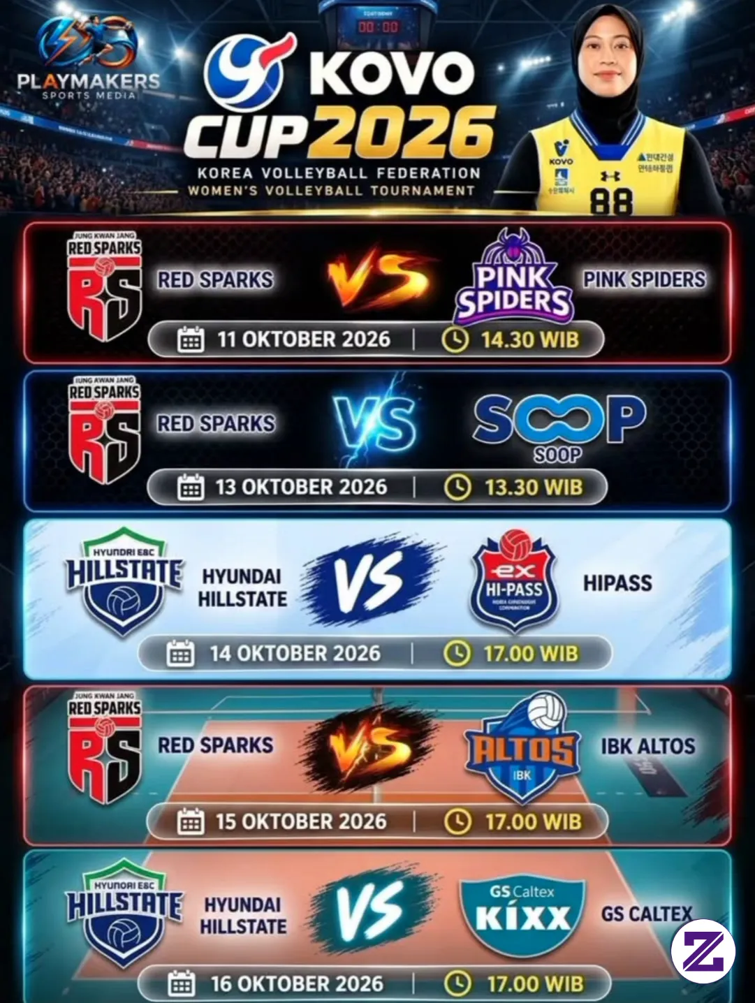JADWAL MEGAWATI IN KOREA