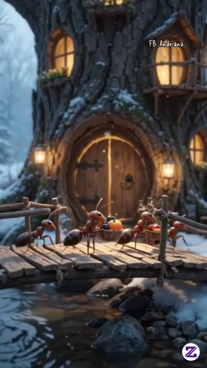 Inside The Magical Snowy Ant Village! ❄️🏡