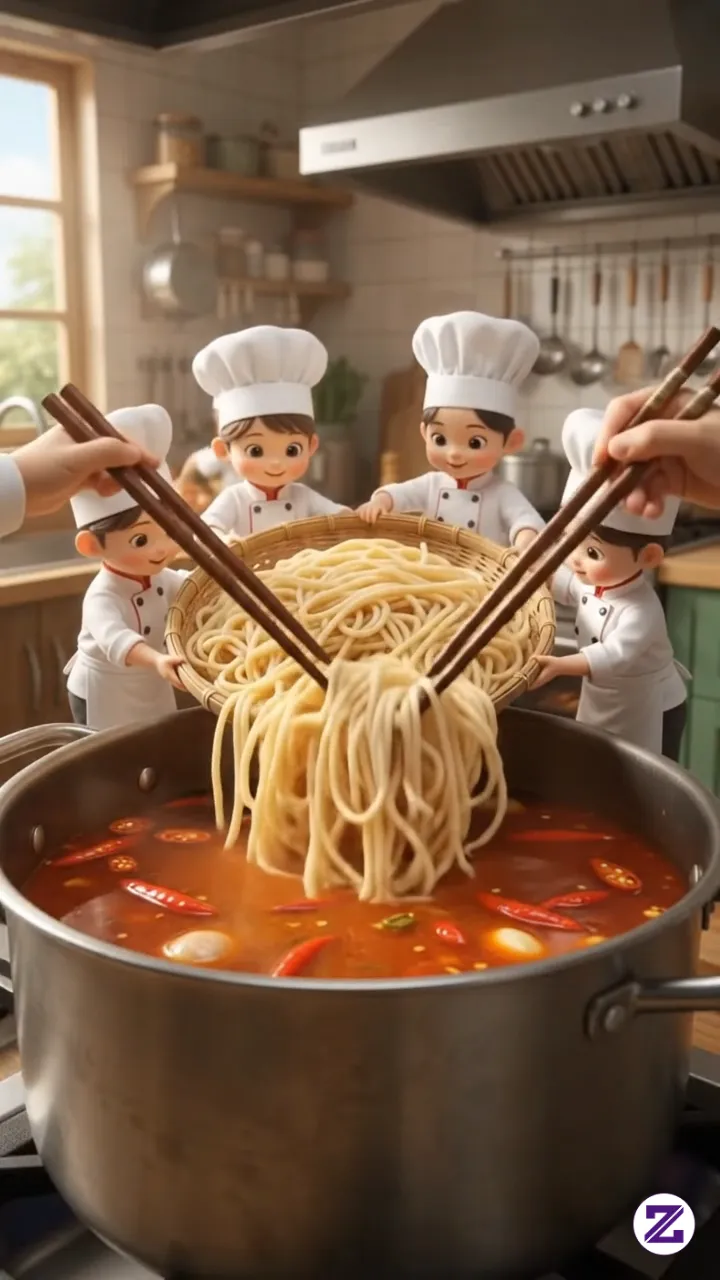 Animasi Koki Memasak Jumbo .