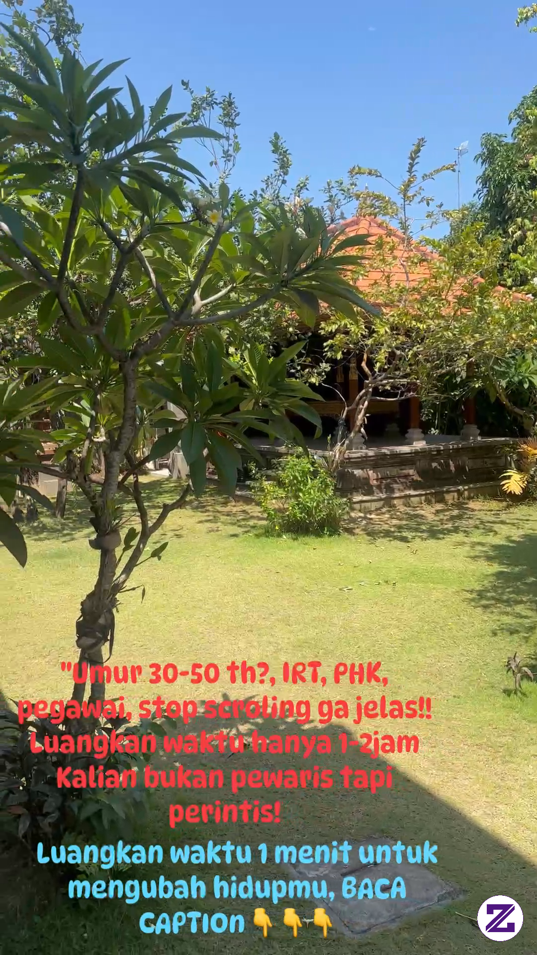 Perintis Bukan Pewaris