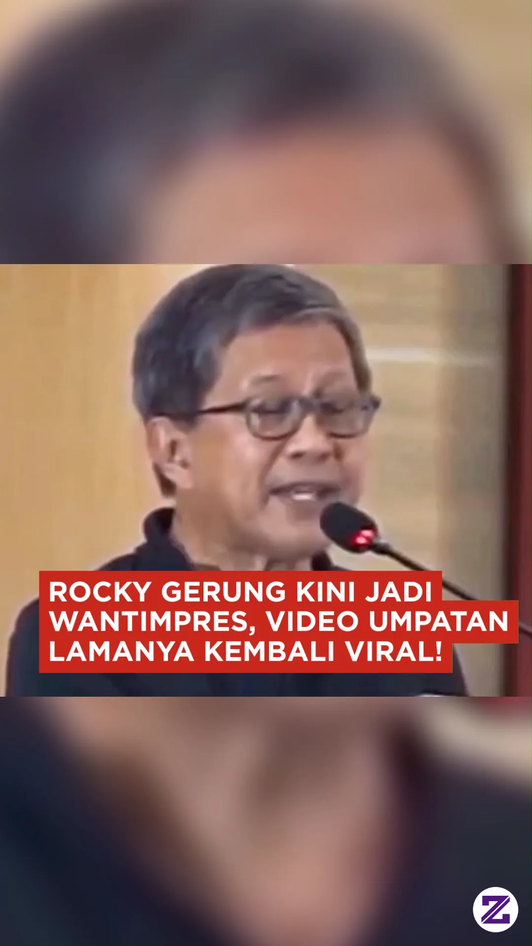 Rocky Gerung Kini Jadi Wantimpres, Video Umpatan Lamanya Kembali Viral!