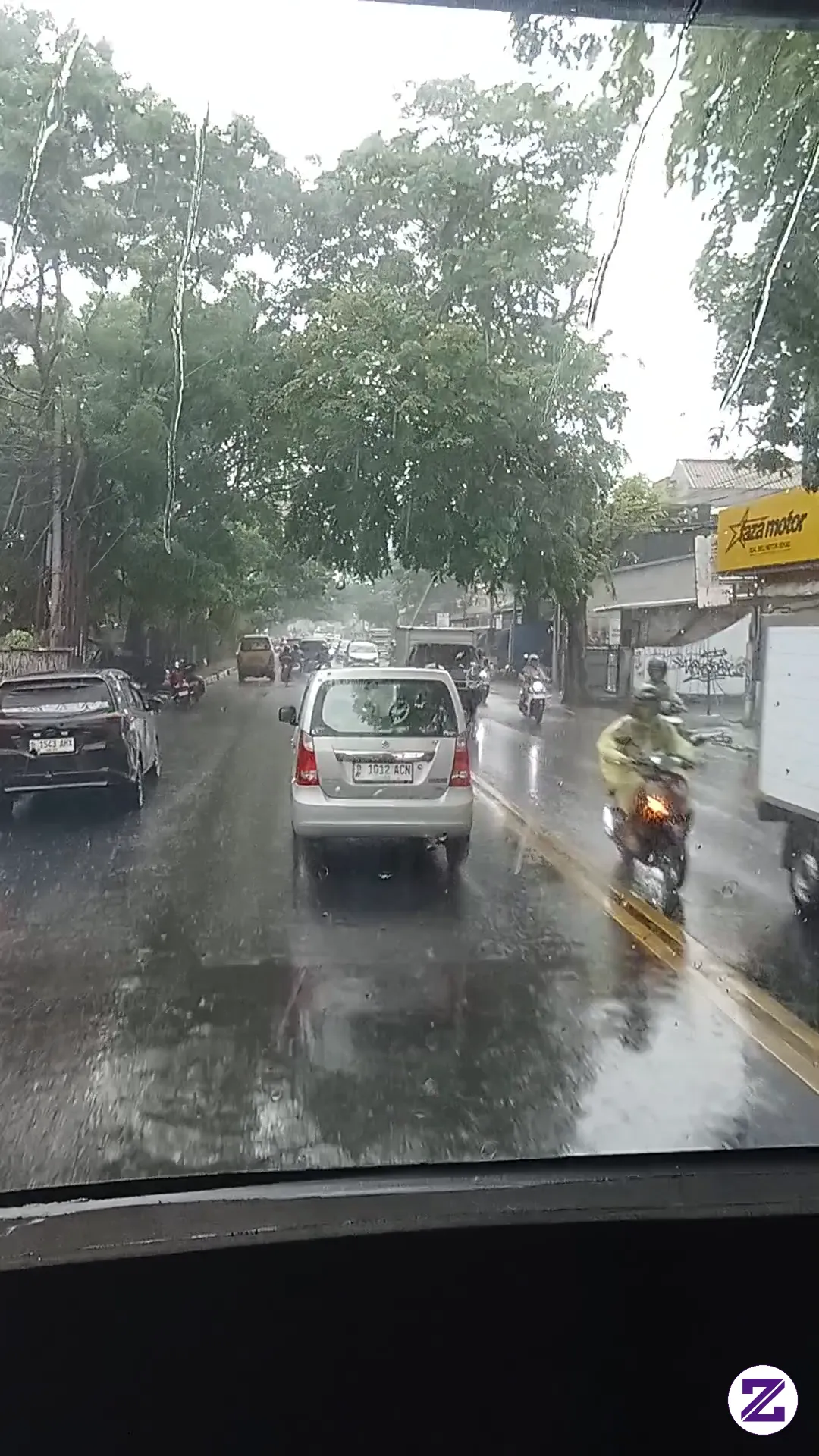 Hujan Diperjalanan