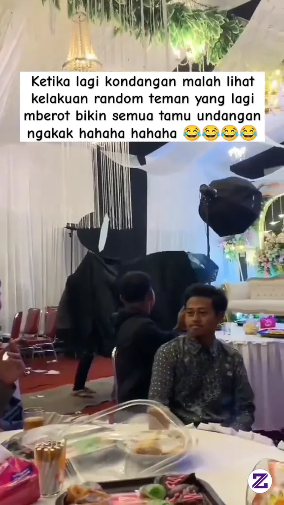 Lihat Atraksi Saat Acara Kondangan Resepsi Gaeees 🤦