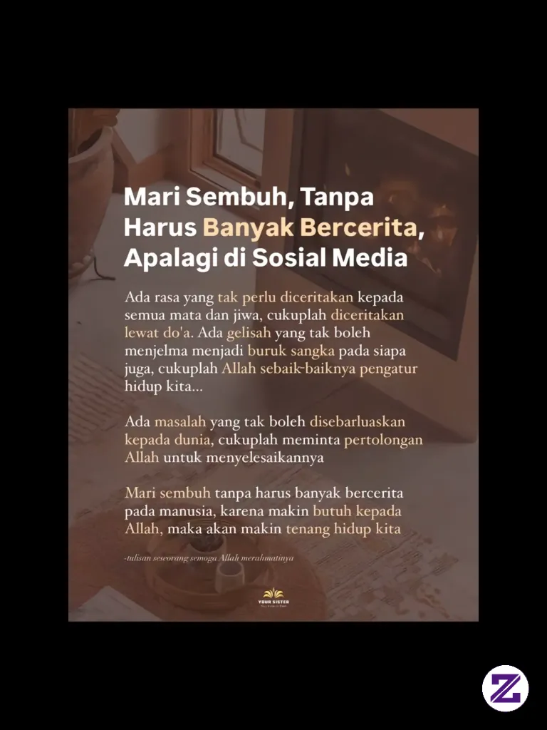 Mari Sembuh Tanpa Harus Banyak Bercerita