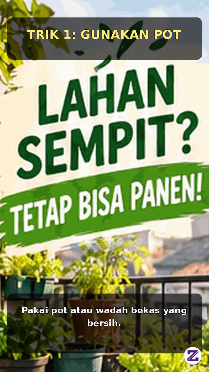 Berkebun Dilahan Yang Sempit
