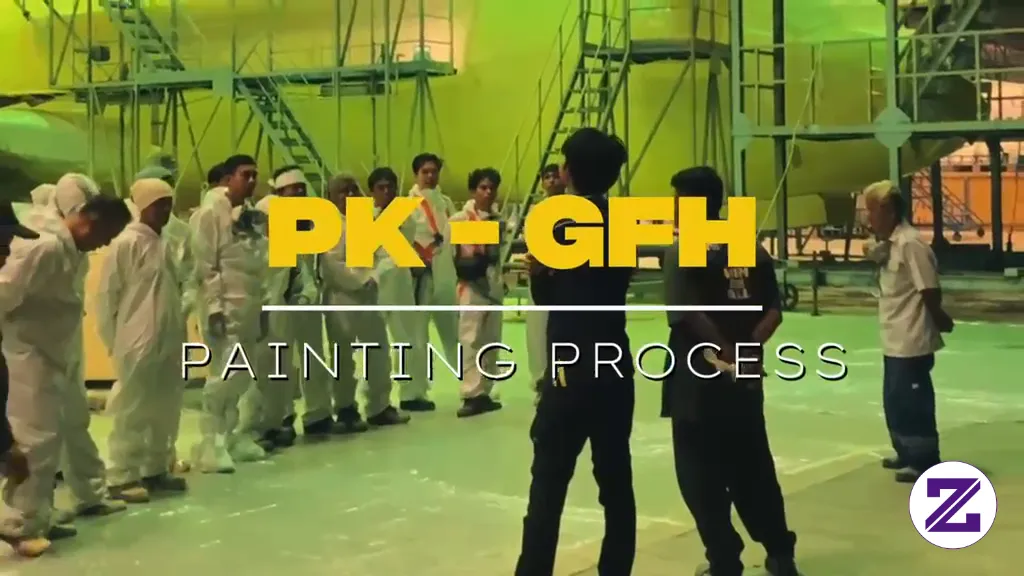 Satisfying Banget Liat Proses Ngecat Pesawat Ini😍