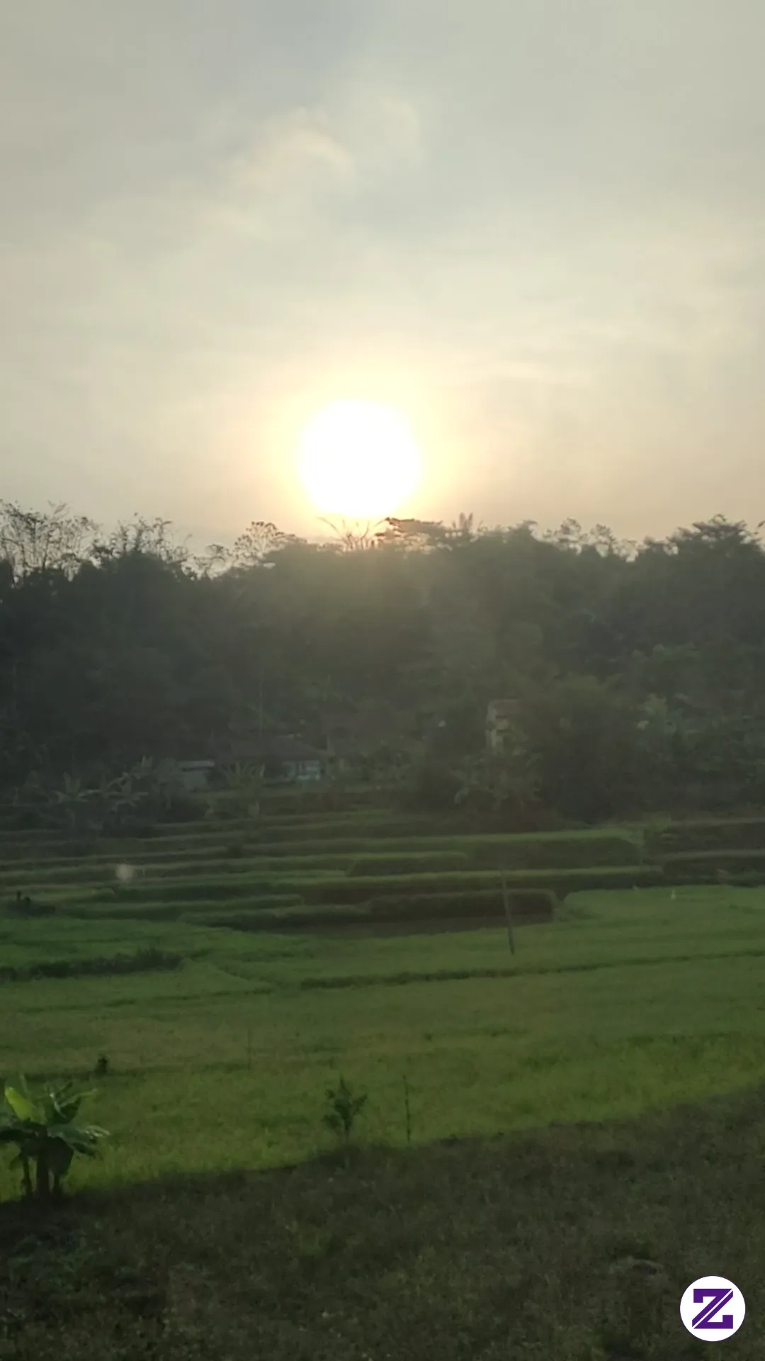 Suasana Magrib Di Pedesaan