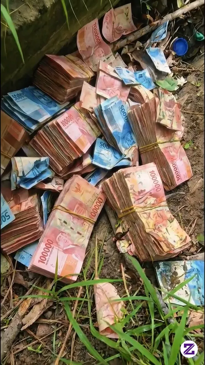 Siapa Yang Buang Uang Sebanyak Ini? Ditemukan Berserakan Di Selokan!