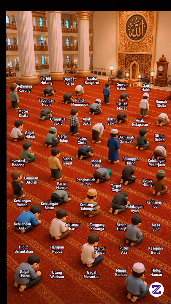 Setiap Sujud Punya Cerita Dan Bebannya Masing-masing 🥹