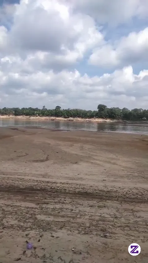 Sungai Barito Di Kalimantan Hampir Kering Best 😢