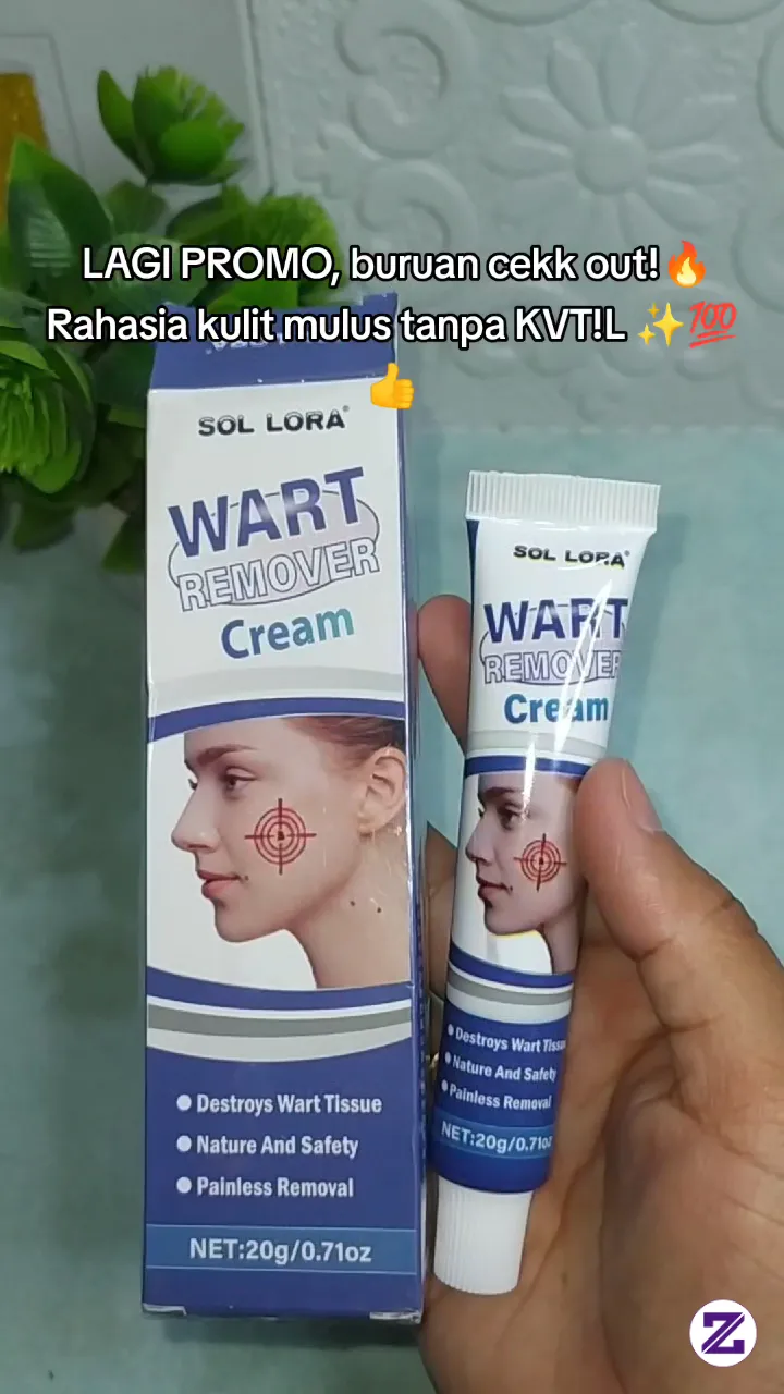 SOL LORA Wart Remover Cream 20g Krim Oles Perawatan Area Kulit Berkutil Untuk