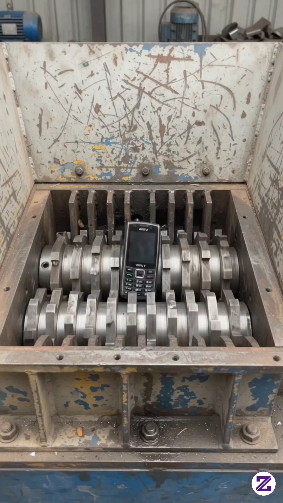Shredder Vs Handphone Virtu V