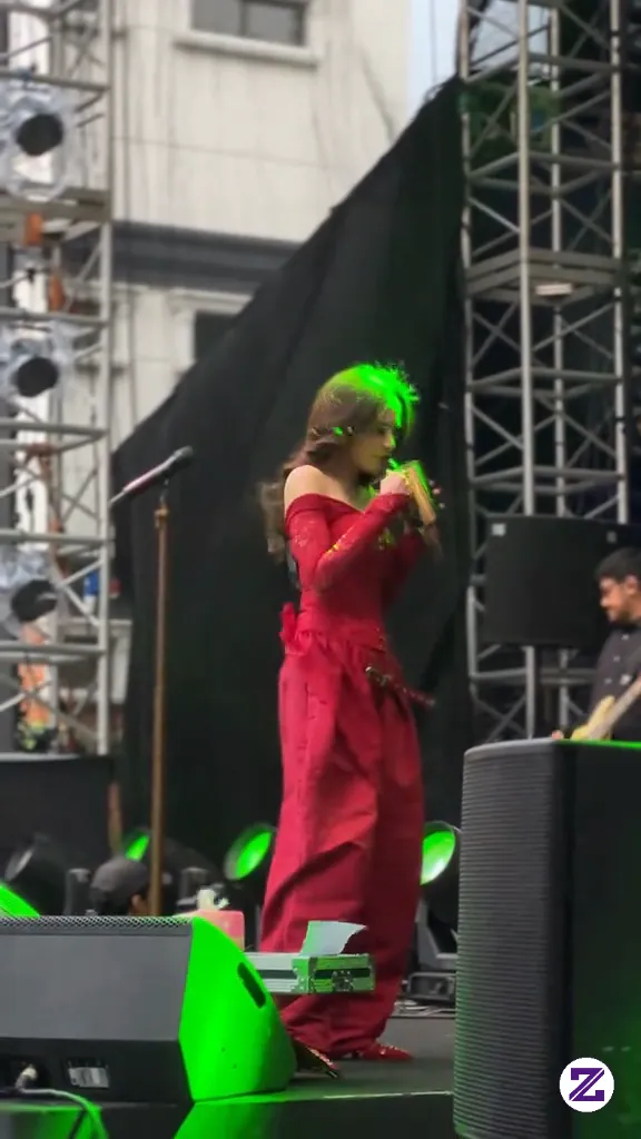 Mahalini Live Perfomance